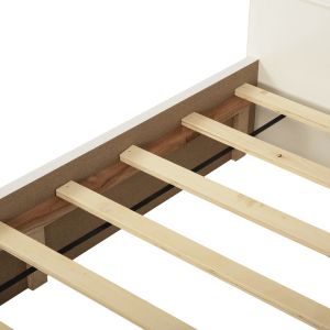 Bed Melany Hm346,05 with 1 drawer, white, dimensions 90x190cm