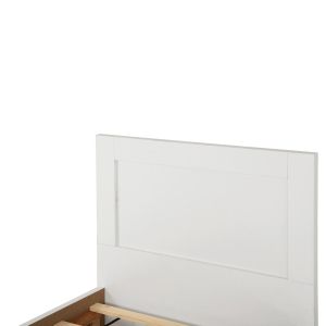 Bed Melany Hm346,05 with 1 drawer, white, dimensions 90x190cm