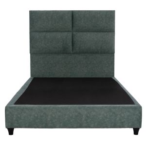 Bed Milo Hm646.27 green nubuck fabric