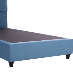 Легло Milo синьо кадифе Hm652,09 90x200