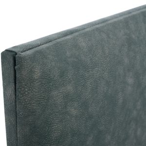 Milo bed with green nubuck fabric Hm652.27
