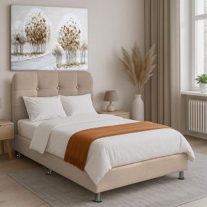 Natalie bed in brown with chest of drawers, dimensions 212x122x120 cm (32) (120x200)