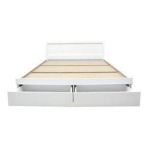 Легло Olympus с чекмедже в бял цвят 120x200см