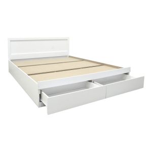 Легло Olympus с чекмедже в бял цвят 120x200см
