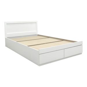 Легло Olympus с чекмедже в бял цвят 150x200см