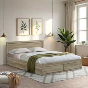 Легло Olympus с чекмедже в цвят светъл дъб 160x200см