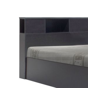 Olympusin bed in wenge color, dimensions 120x200cm