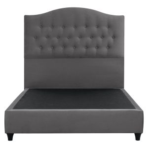 Bed Malena gray velvet Hm647.10