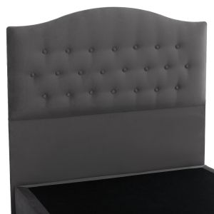 Bed Malena gray velvet Hm647.10