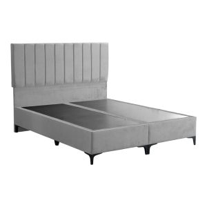 Moega damask bed in a gray shade 160x200cm