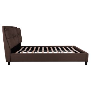 Легло с матрак Billie Hm21284.01 кафяв плат за матрак 160x200см