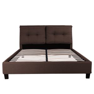 Легло с матрак Billie Hm21284.01 кафяв плат за матрак 160x200см