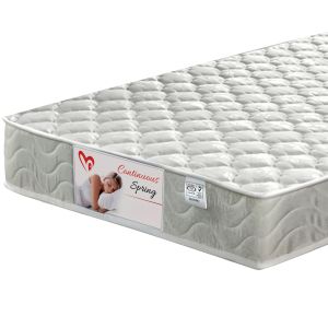 Легло с матрак Gimly Hm21300 борова дървесина в естествен цвят за матрак 90x190см