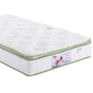 Легло с матрак Goalie Hm21309 борова дървесина в естествен-бял-черен--матрак 90x190см