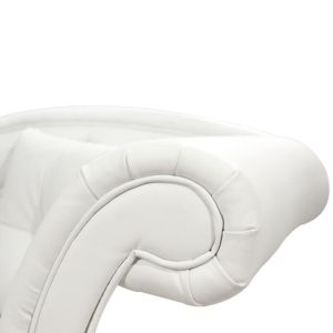 Chaise longue Reel T, Chesterfield Niovi Hm3008,02 white right 190x61x84