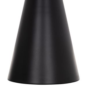 Luxury Side Table TUCANA Pandora – Sintered Stone with Black &amp; Gold Accents (Φ60)