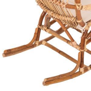Rocking rattan armchair Santa Fe Hm9343 60x103x91cm
