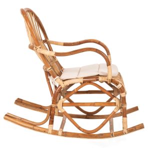 Rocking rattan armchair Santa Fe Hm9343 60x103x91cm
