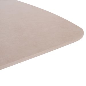 Antoine Table Sm6355 Cream Aluminum Top and Sintered Stone 180x90x75cm