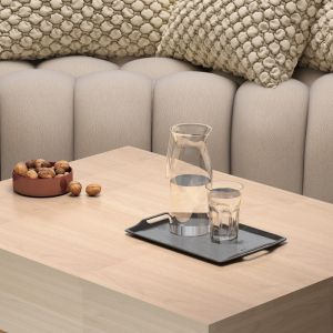 Маса Aravis с полиморфна повърхност в естествен нюанс 80x60x42см