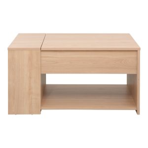 Маса Aravis с полиморфна повърхност в естествен нюанс 80x60x42см
