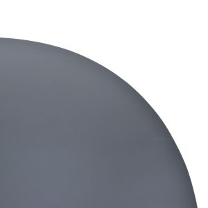Canicule table made of solid acacia wood in black color, diameter 150x75 cm