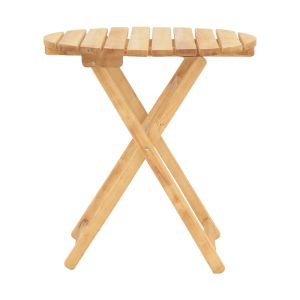 Table Letna solid beech in natural color D60x75cm