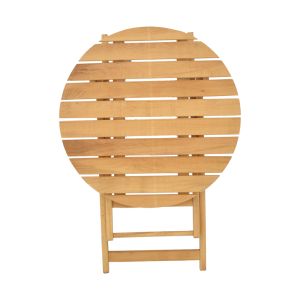 Table Letna solid beech in natural color D60x75cm