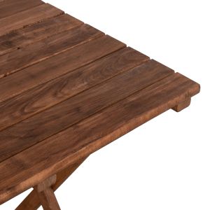 Table Naxos made of solid wood impregnated 60x80 Hm5651,01