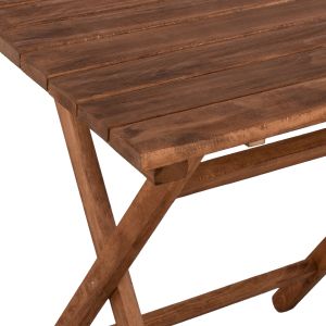 Table Naxos made of solid wood impregnated 60x80 Hm5651,01