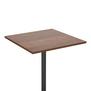 Маса Nerobian от Mdf в цвят орех 60x60x75см