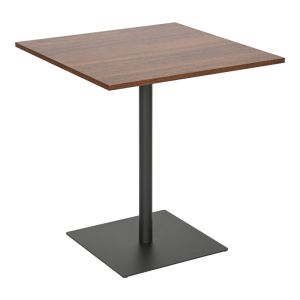 Маса Nerobian от Mdf в цвят орех 70x70x75см