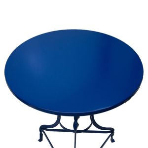 Noah table blue metal D58x72cm