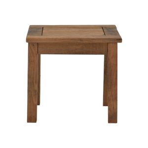 Retto table made of solid impregnated wood, walnut color 45x40x42cm
