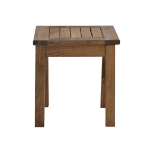 Retto table made of solid impregnated wood, walnut color 45x40x42cm