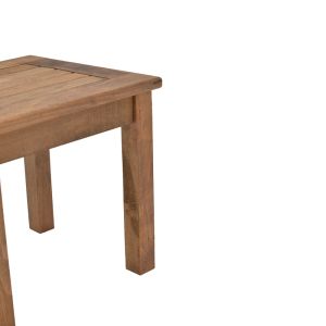 Retto table made of solid impregnated wood, walnut color 45x40x42cm