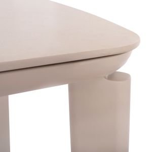 Table Sterlin Sm6356 cream aluminum top and sintered stone 240x100x76cm