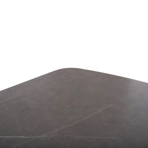 Table Sterlin Sm6356.02 dark gray aluminum sintered stone top 240x100x76y