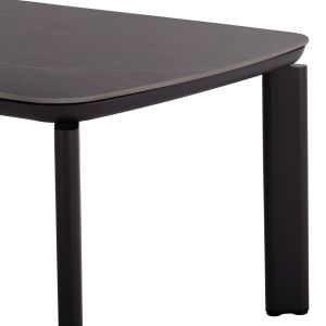 Table Sterlin Sm6356.02 dark gray aluminum sintered stone top 240x100x76y