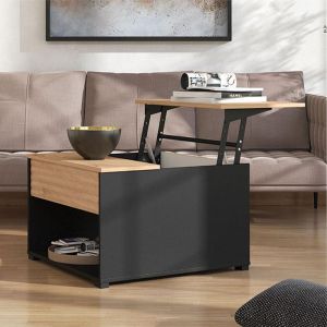 Маса Taranto Black-artisan 80x80x45cm