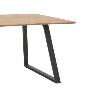 Маса Winor плот мдф натирал черни метални крака 140х80х75cm