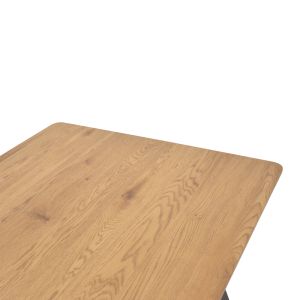 Маса Winor плот мдф натирал черни метални крака 140х80х75cm