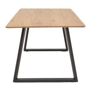 Маса Winor плот мдф натирал черни метални крака 160х90х75cm