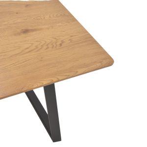 Маса Winor плот мдф натирал черни метални крака 160х90х75cm