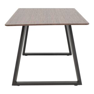 Маса Winor плот мдф орех-черни метални крака 160х90х75cm
