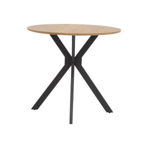 Маса Xuson плот мдф-черни метални крака D80х75cm
