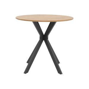 Маса Xuson плот мдф-черни метални крака D80х75cm