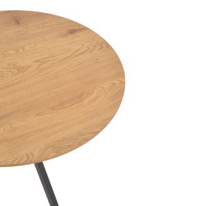 Маса Xuson плот мдф-черни метални крака D80х75cm