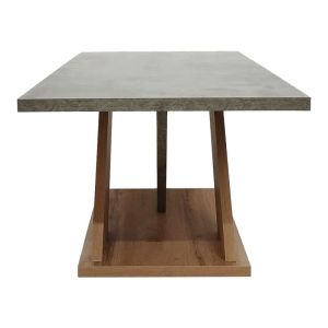 Маса за кафе Solange Sonoma-сив цвят 110x55x47.5см