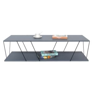 Coffee table Tars grey-black 120z48z30cm
